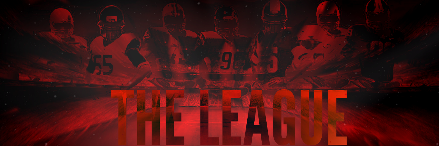 The League banner