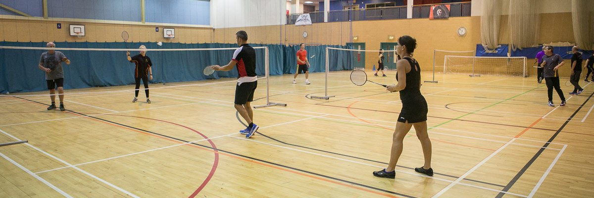 North Tyneside Badminton Partnership banner