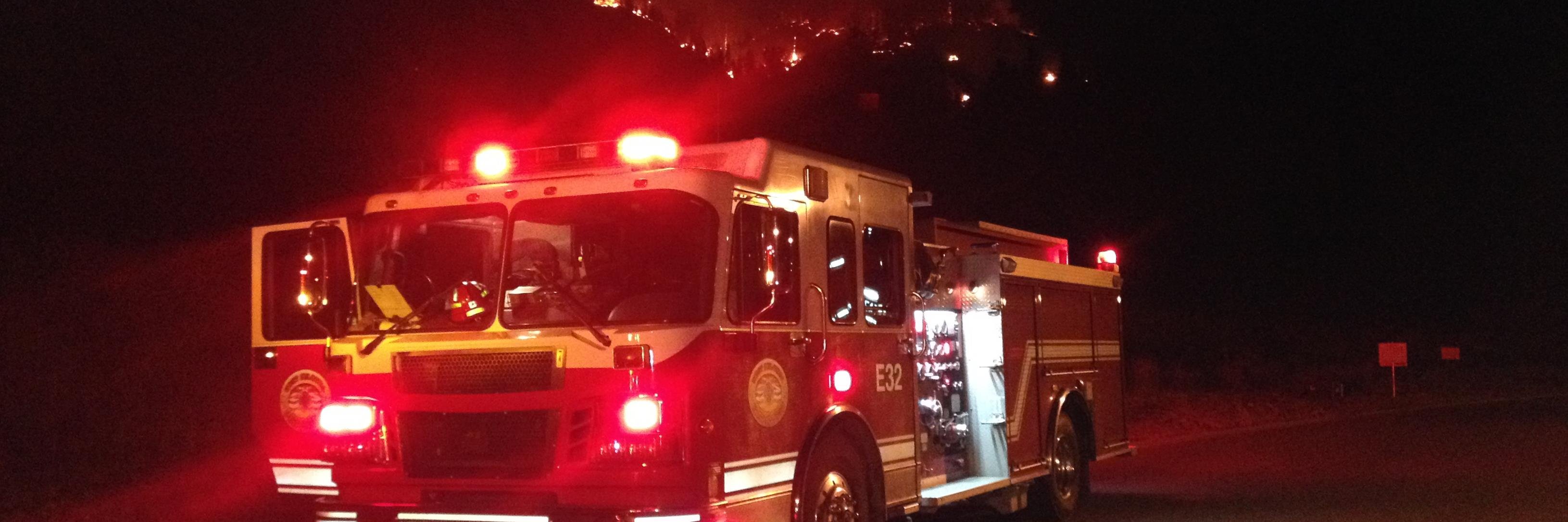 West Kelowna Fire banner