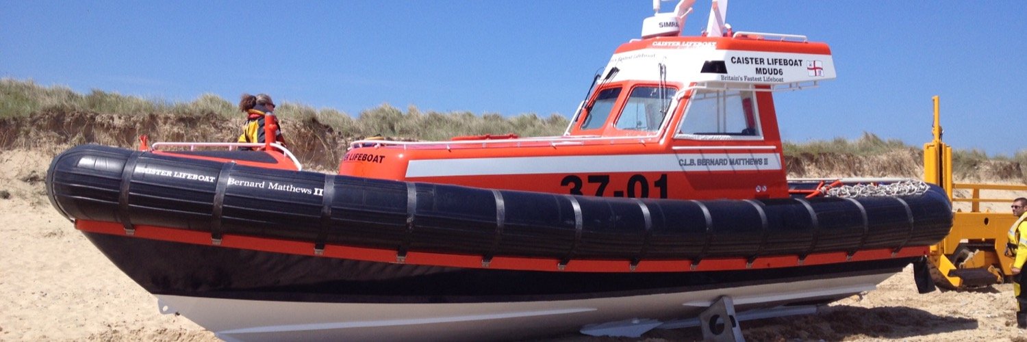 Caister Lifeboat banner