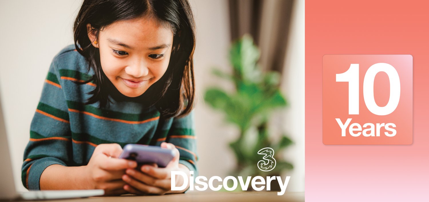 Three Discovery banner