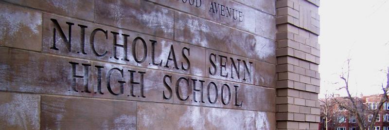 Senn High School banner