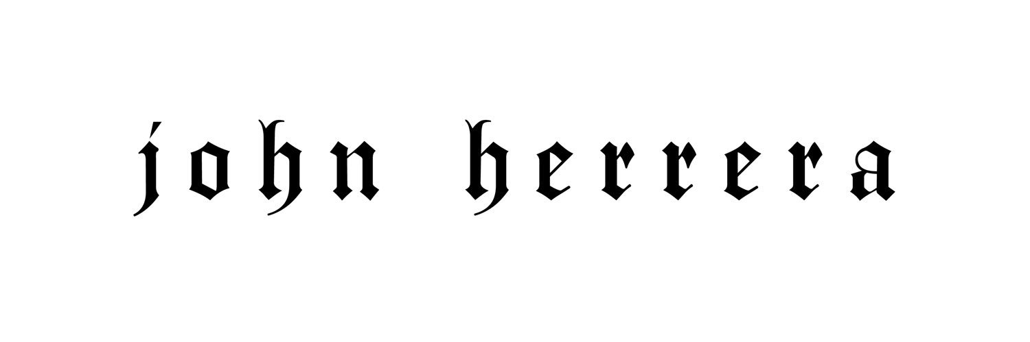 johnherreraX's profile banner image