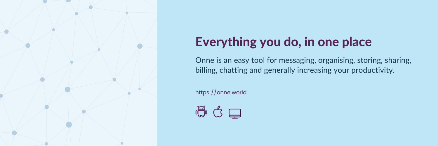 Onne for Business banner