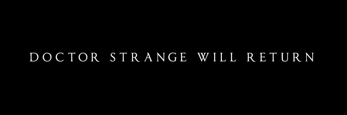 (rest) DOCTOR STRANGE WILL RETURN banner