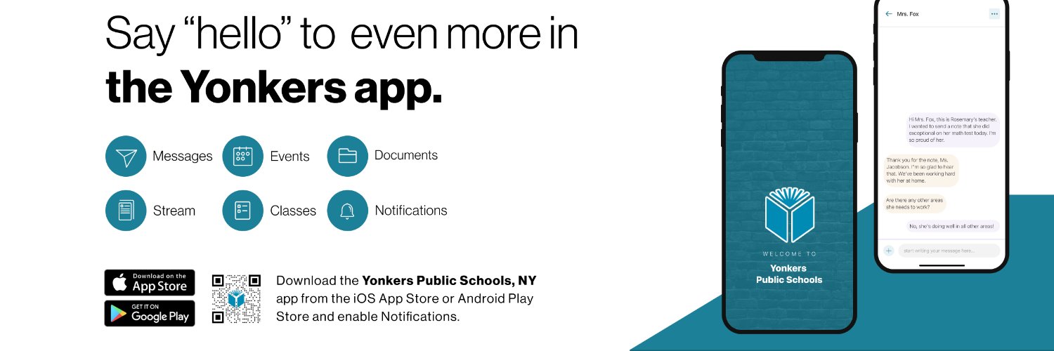 Yonkers Public Schools banner