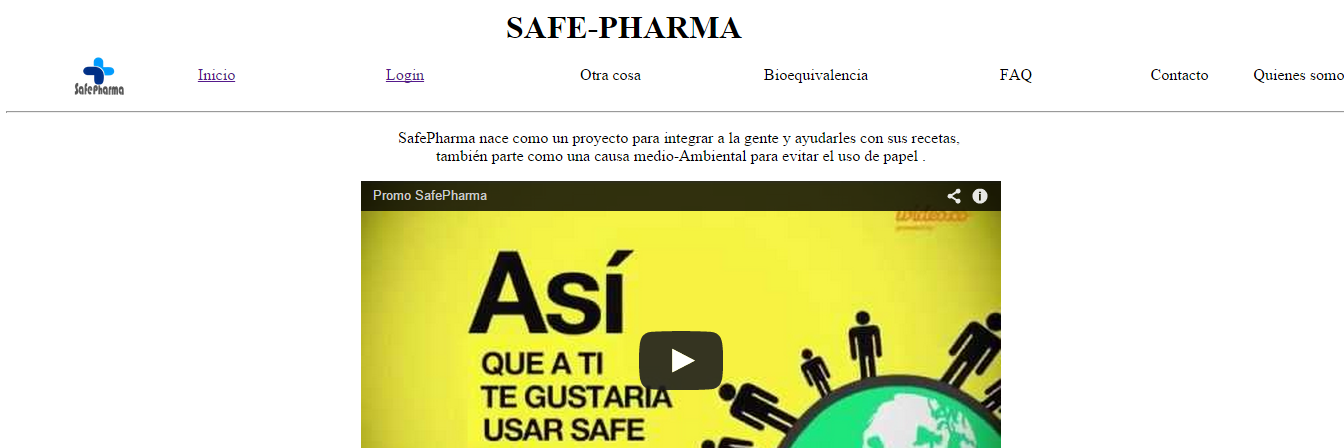 safePharma's profile banner image