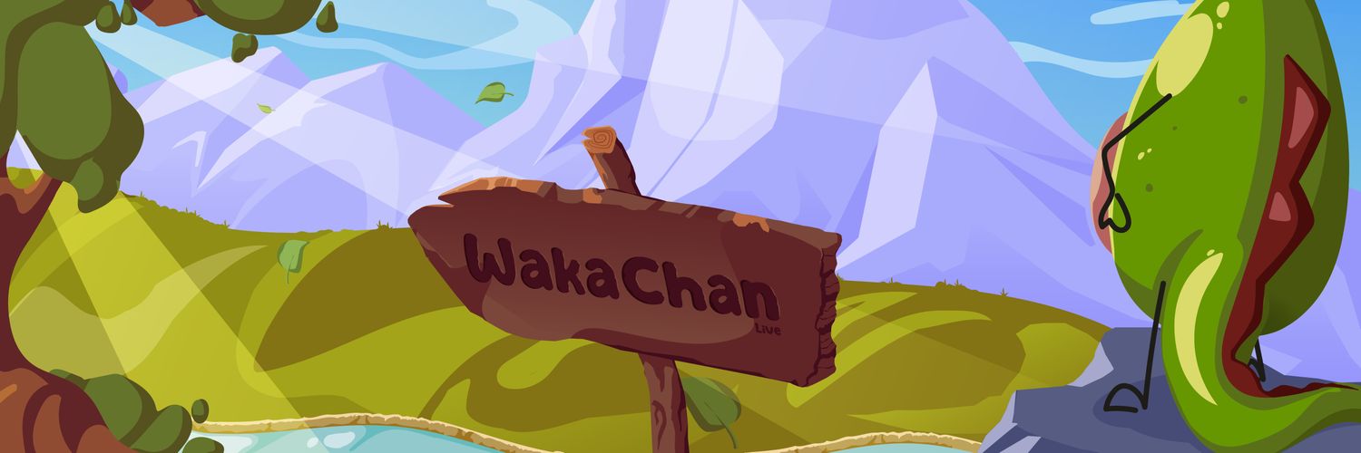 WakaChan 💜💛 banner