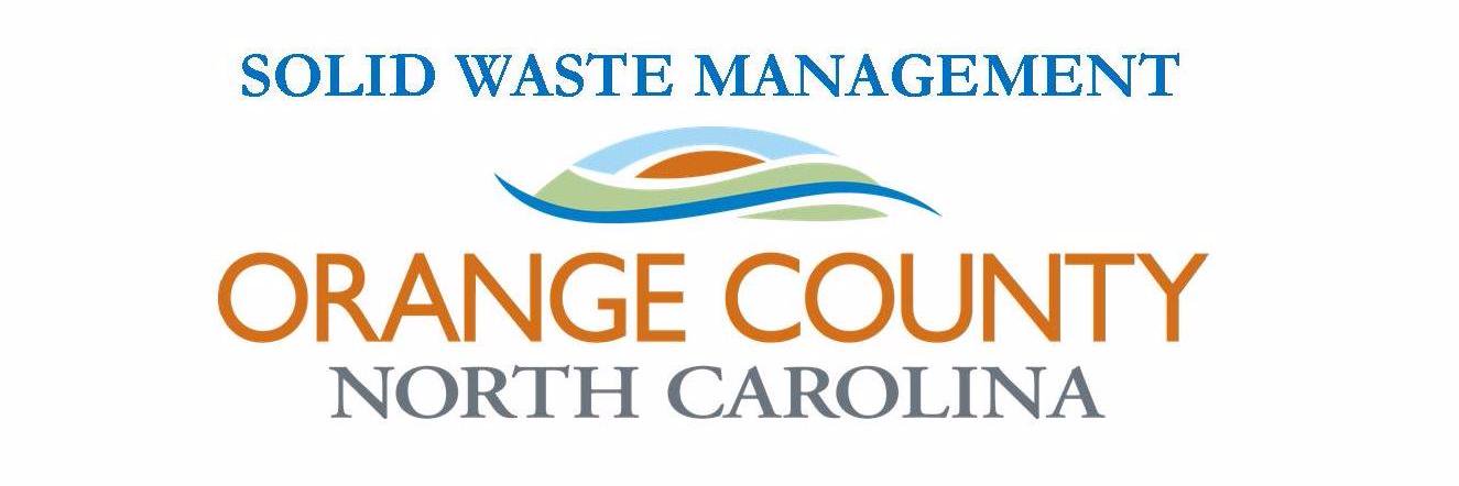 Orange County NC Solid Waste banner