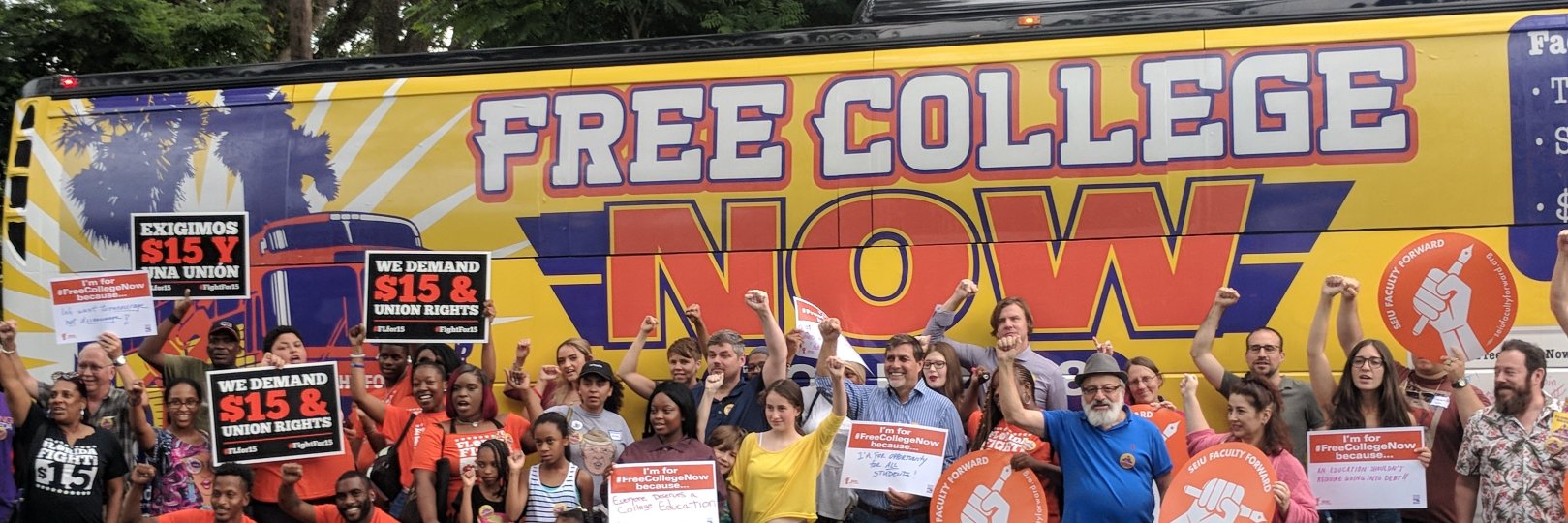 SEIU Faculty Forward banner