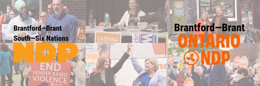 Brantford-Brant NDP banner