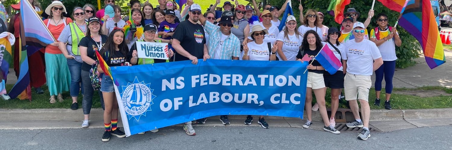 Nova Scotia Federation of Labour banner