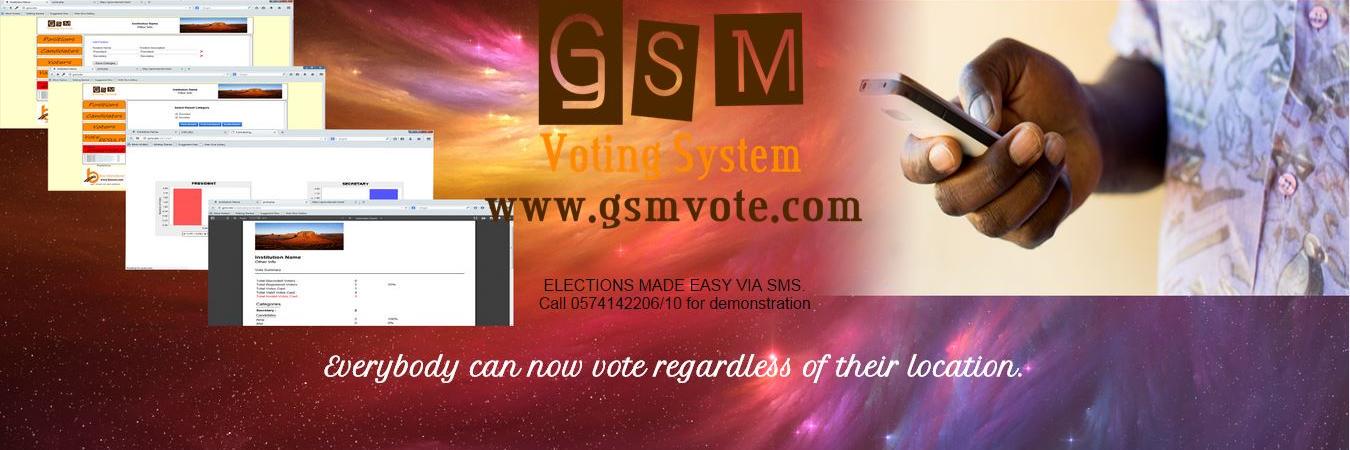 GSM Voting System banner