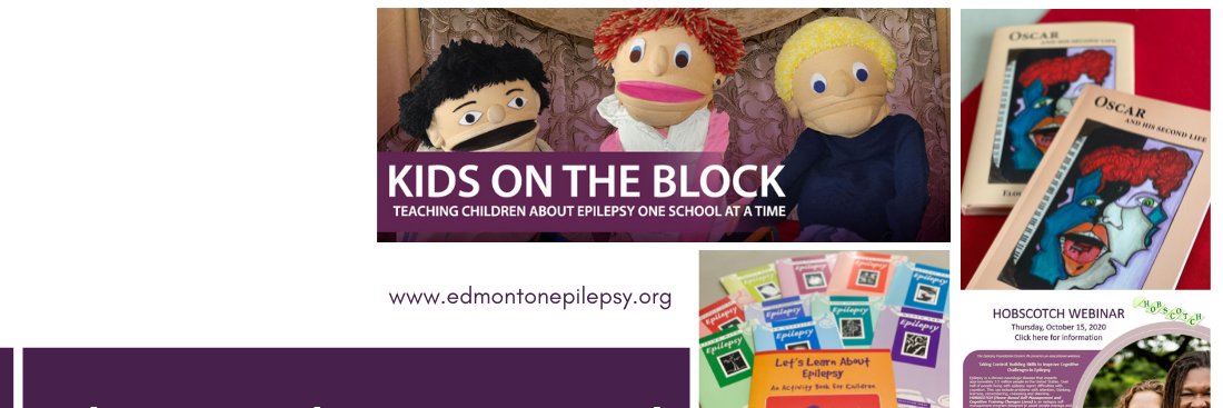 Edmonton Epilepsy Association banner