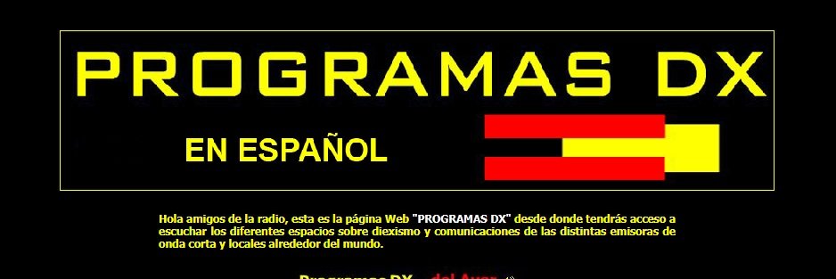 PROGRAMAS DX banner