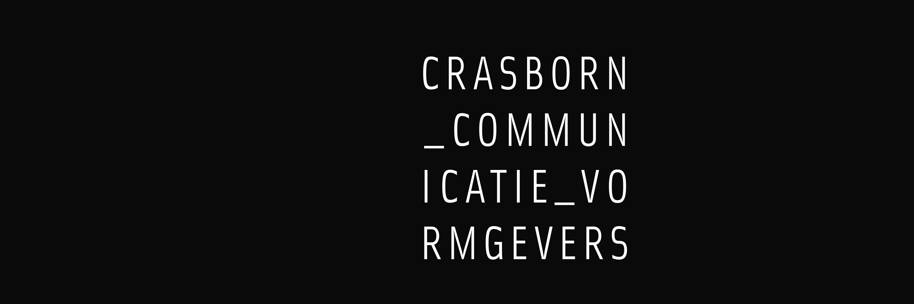 CrasbornCV's profile banner image