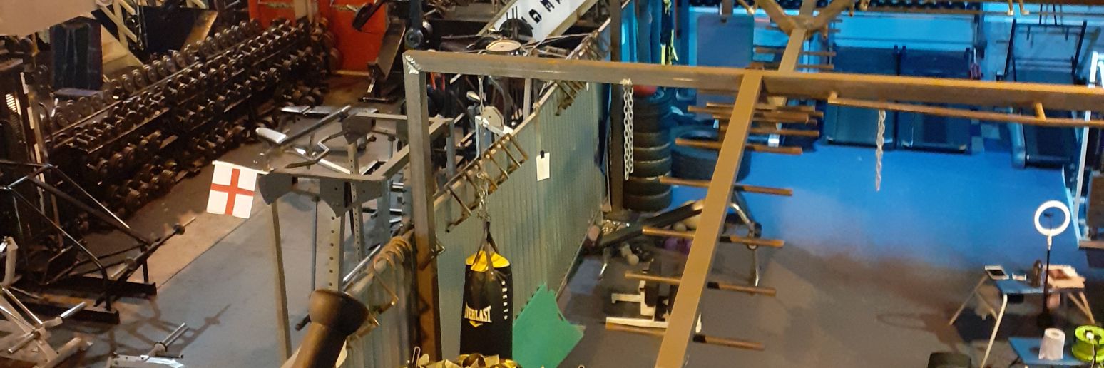 Hardcore fitness centre banner