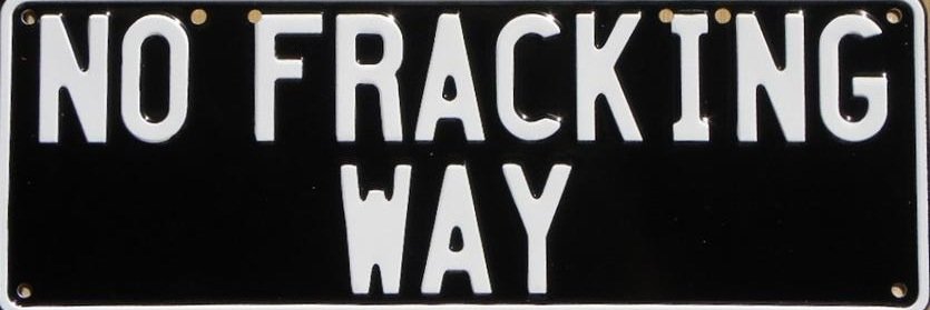 No Fracking Way banner