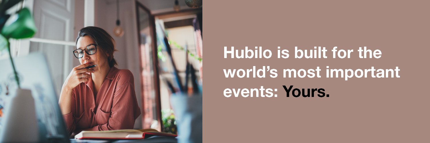 Hubilo's banner