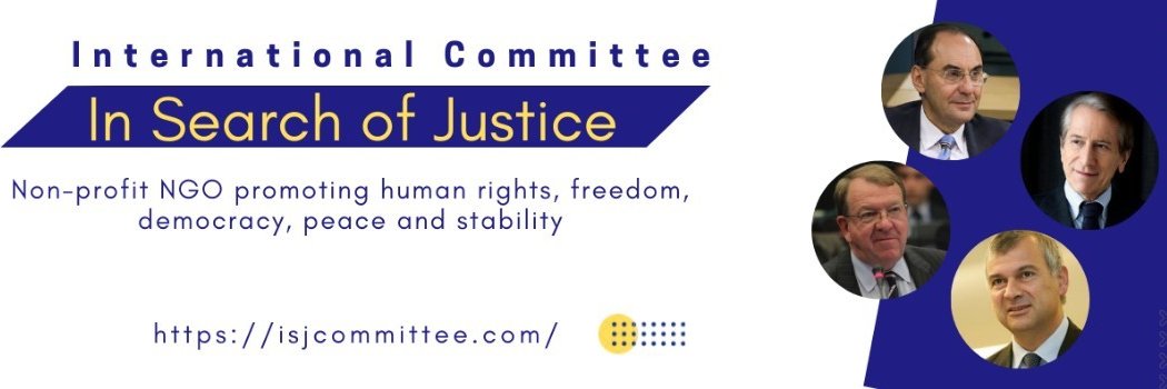 International Committee in Search of Justice's banner