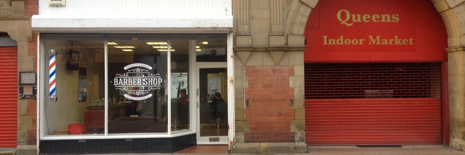 The Barber Shop Rhyl banner