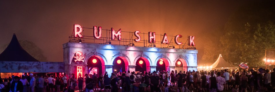 Rum Shack Glastonbury banner