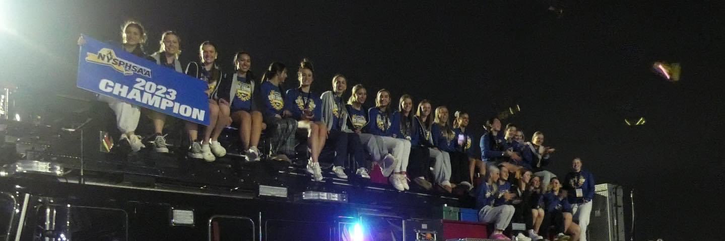 Victor Varsity Cheer banner