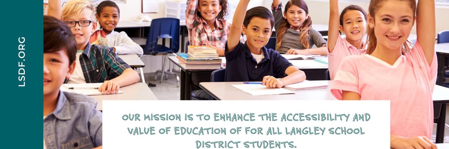 Langley School District Foundation banner