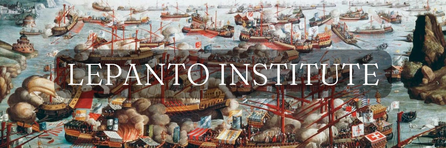 Lepanto Institute's banner