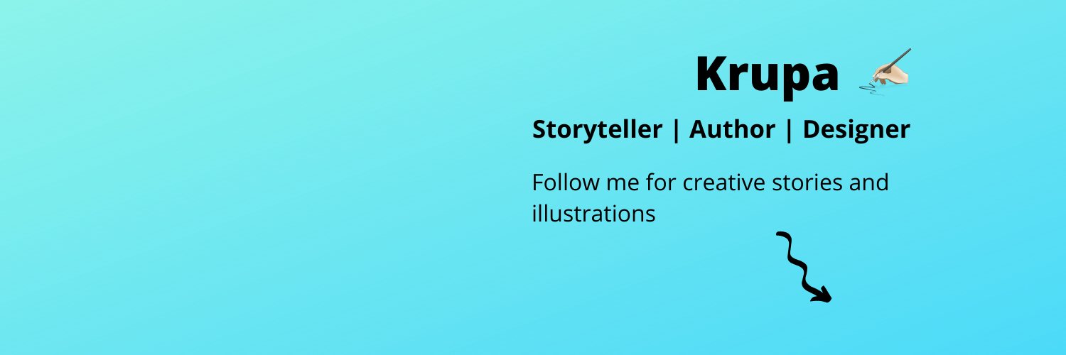 krupawrites's profile banner image