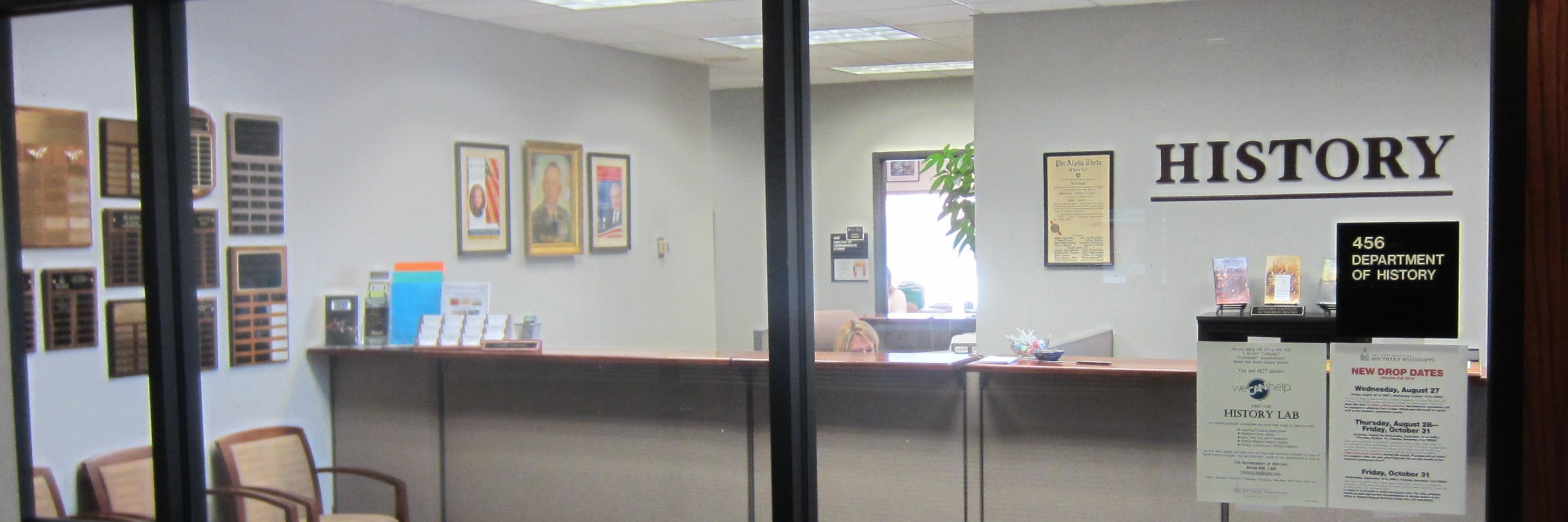 USM History Dept banner