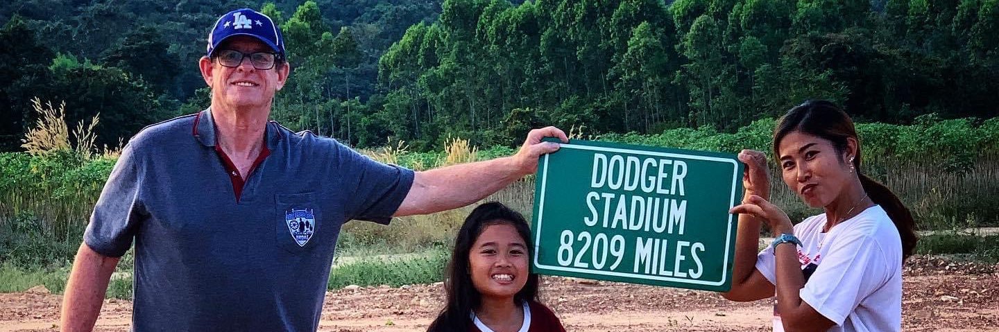 Thailand’s # 1 Dodger Fan banner