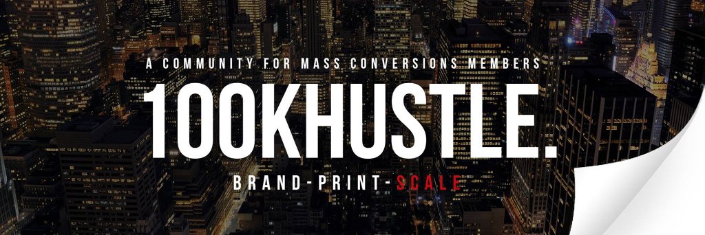 100KHUSTLE banner