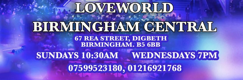 Loveworld Birmingham Central banner