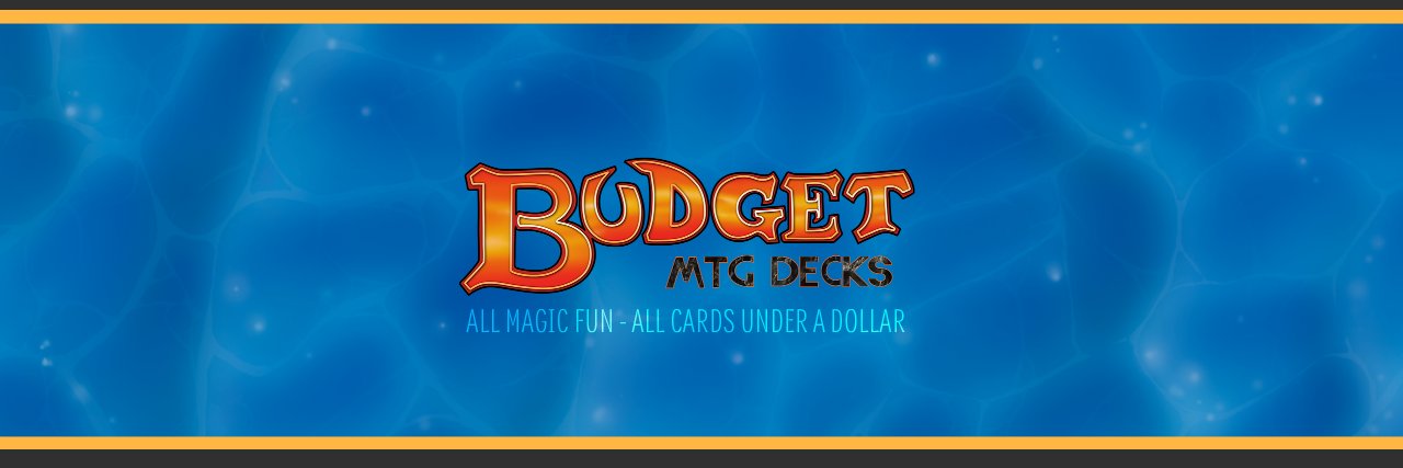BudgetMTGDecks's profile banner image