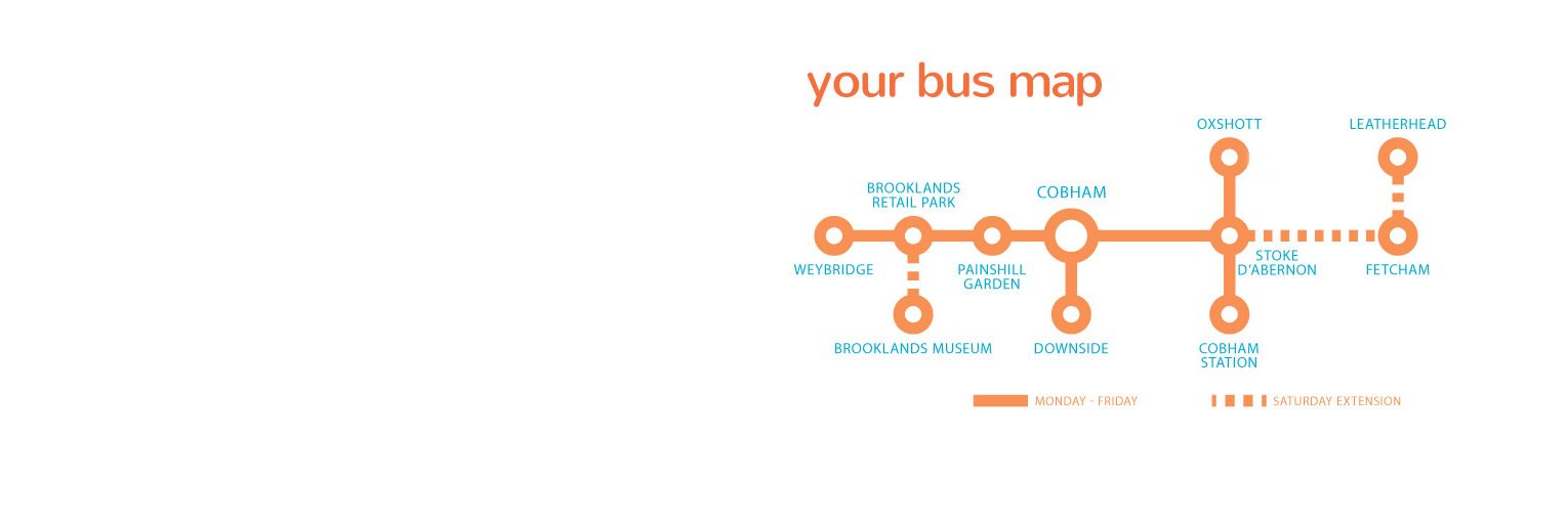 Cobham Chatterbus banner