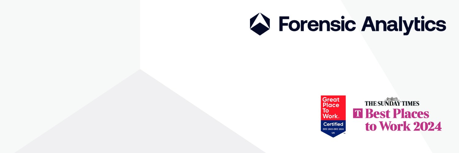 Forensic Analytics banner