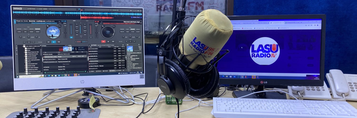 LasuRadio95.7fm's banner
