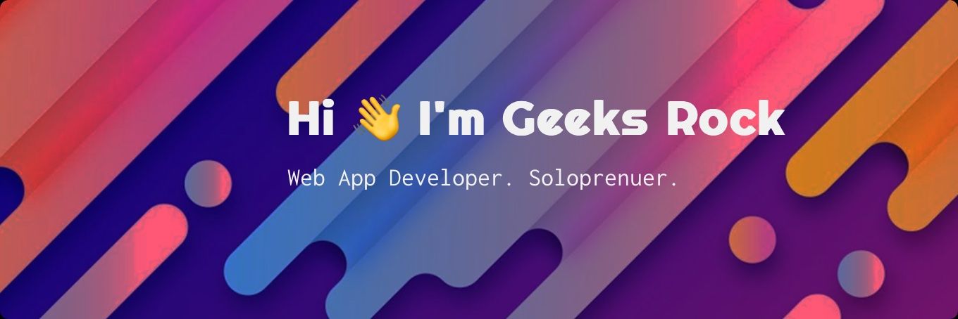 Geeks Rock banner