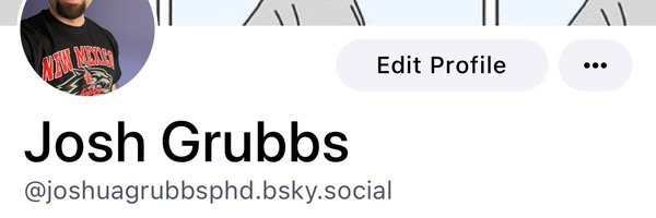 JoshuaGrubbsPhD Profile Banner