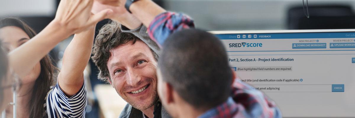 SREDscore banner