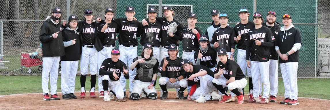 Linden Eagles Baseball banner