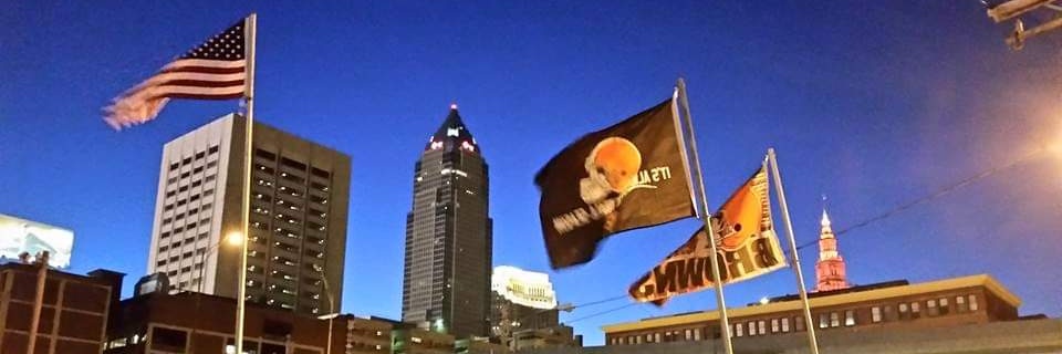 Bleeding Orange & Brown banner