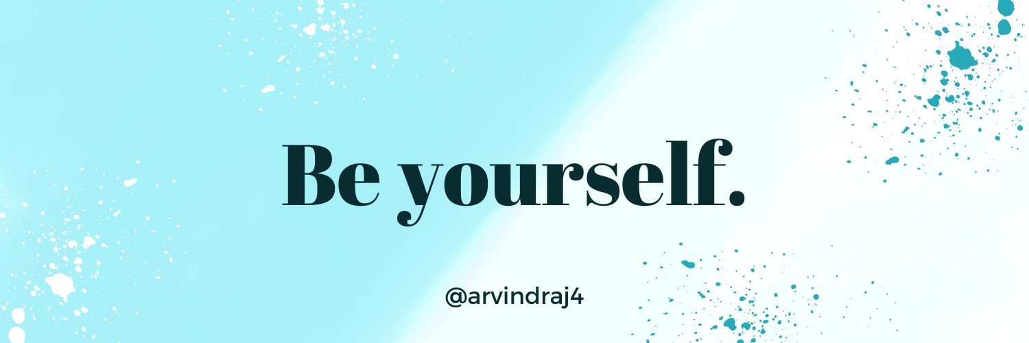 Arvind Raj N banner
