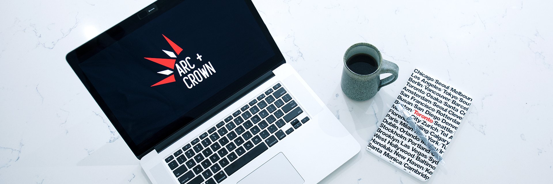 Arc + Crown Media banner