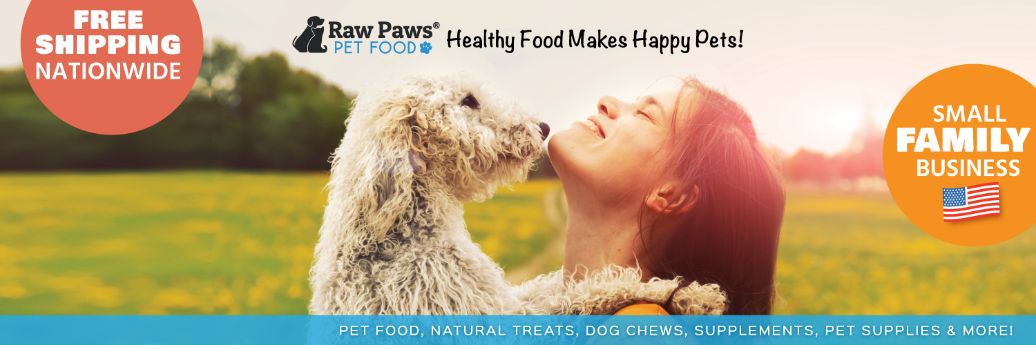 Raw Paws Pet Food banner