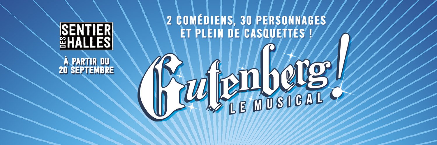 Gutenberg Le Musical banner
