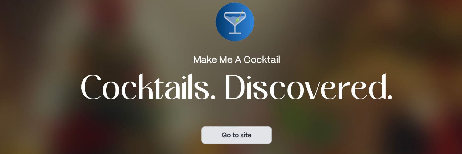Make Me A Cocktail banner