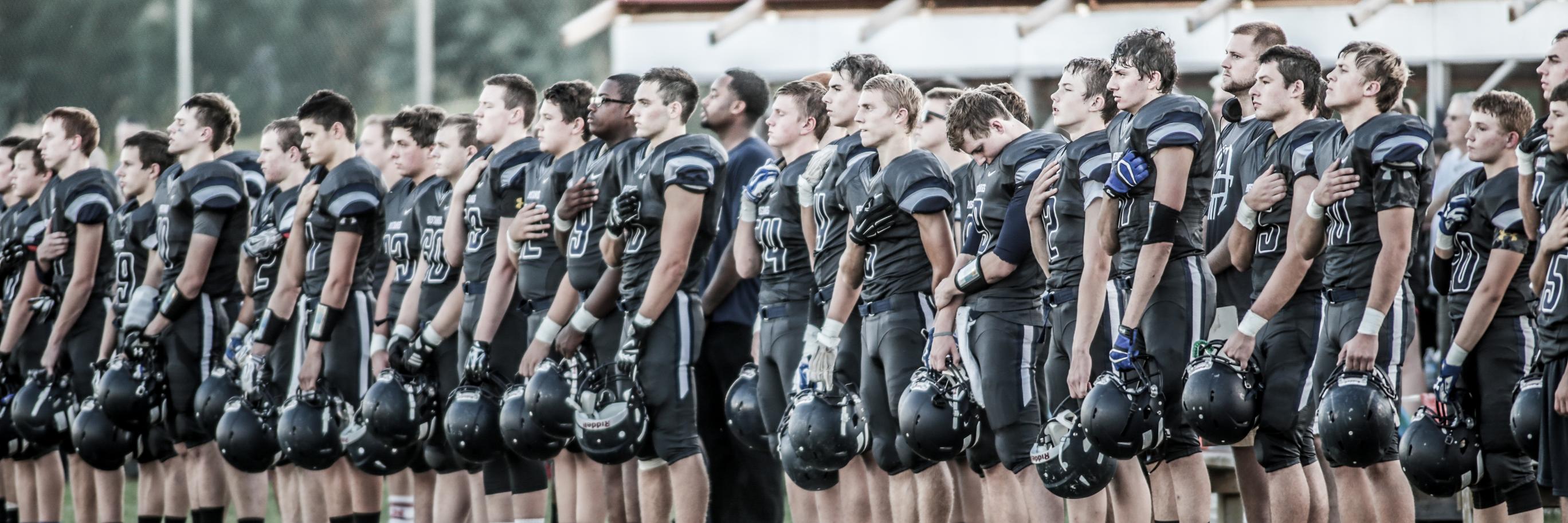 Mustang Football banner