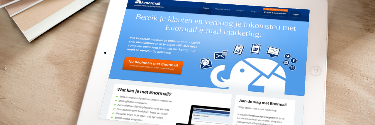 Enormail's profile banner image